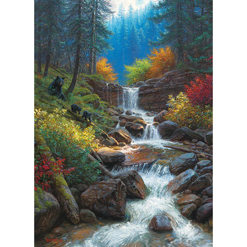 BG654-1809 Puzzle - Mountain Cascade 1000pc