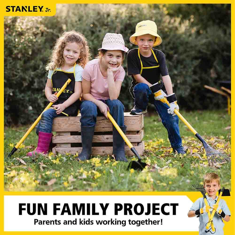 BG660-4113 Stanley Jr. 3 Pc Garden Toolset (Hoe/Rake/Shovel)