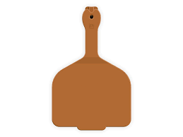 ACFEEDLOT-LEADER--Brown LEADER Feedlot Tag One Piece