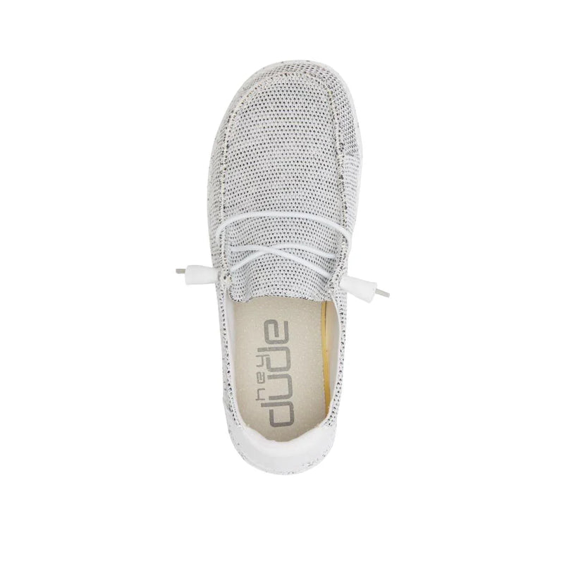 CL10078-1KA Hey Dude Women's- Wendy Sox- Stone White