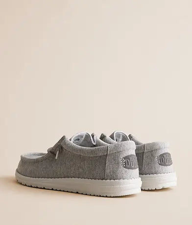 CL45433-030 Hey Dude Men's- Wally Stretch- Jersey Grey