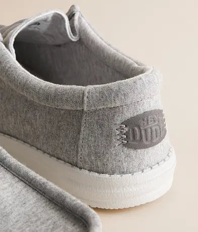 CL45433-030 Hey Dude Men's- Wally Stretch- Jersey Grey