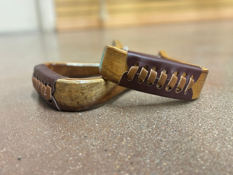 TKWA3802 Stirrups True Wooden Finish 2"