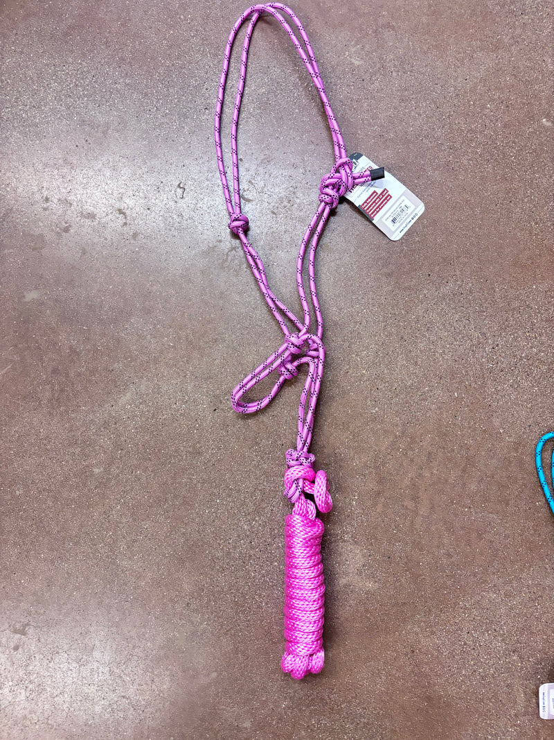 TK50-1010H-Pink Halter Rope w/Lead - Horse