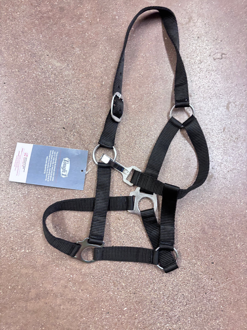 TK50-1703-Black Nylon Pony Halter
