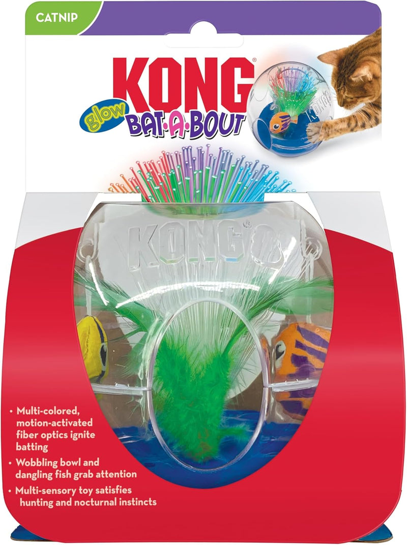 PSC47-44004 Cat Toy- Bat-A-Bout Glow Aquarium