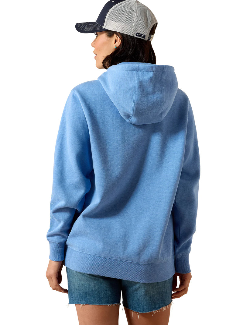 CL10071457 Ariat Ladies 2.0 Hoodie- UltraMarine Heather