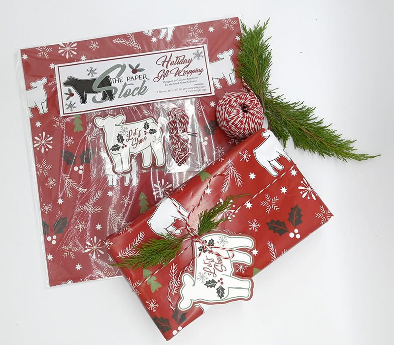 BGPAPERSTOCK--Let it The Paper Stock " Holiday Gift Wrapping"