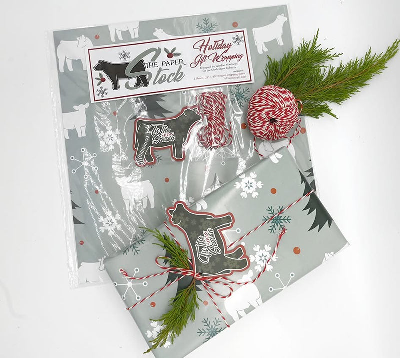 BGPAPERSTOCK--Tis The The Paper Stock " Holiday Gift Wrapping"