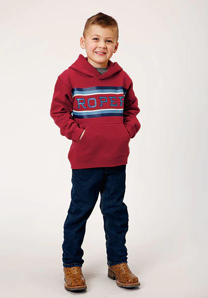 CL03-0397-0300-6618-XL-RED Boys's Roper Hoodie