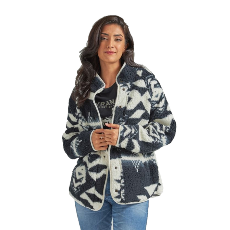 CL112339579-L Wrangler Sherpa Blk/White Aztec