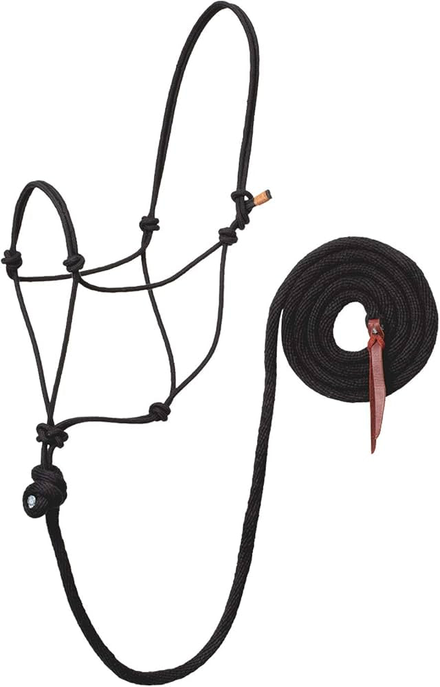 TK35801-50-AVG-00 Halter Bamboo Rope Ave. w/ 10'Lead - Ecoluxe