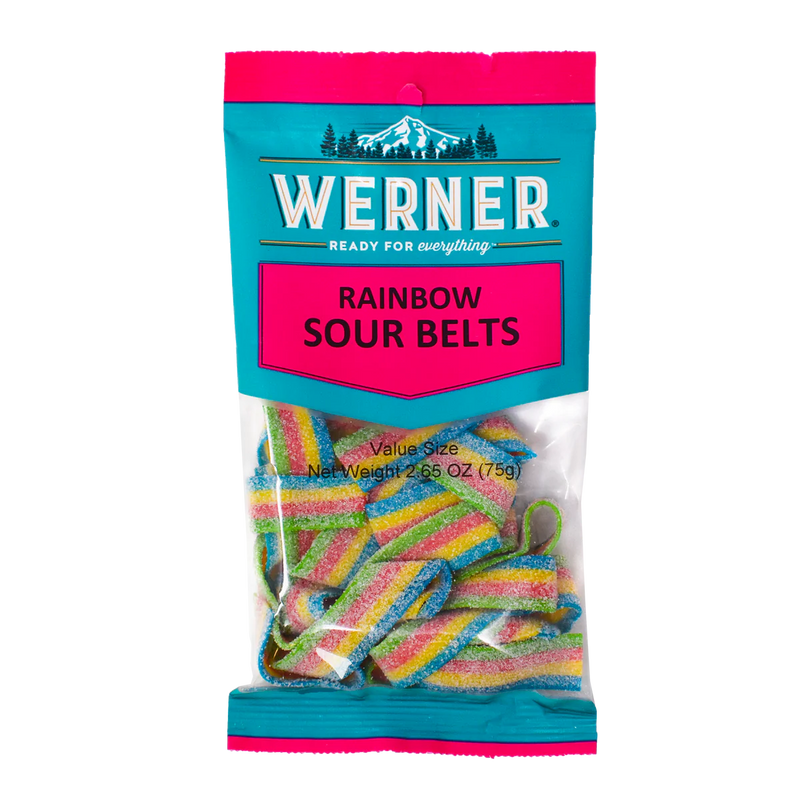 745475987 Werner Candy - Sour Belt Rainbow