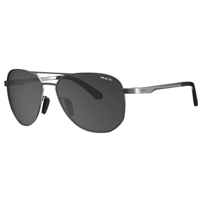 BGS128--Slvr/Gry Bex Sunglasses- Welvis