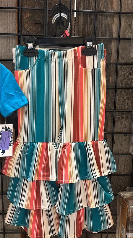 CL112372426 Wrangler Baby Girl Multi Striped Flares