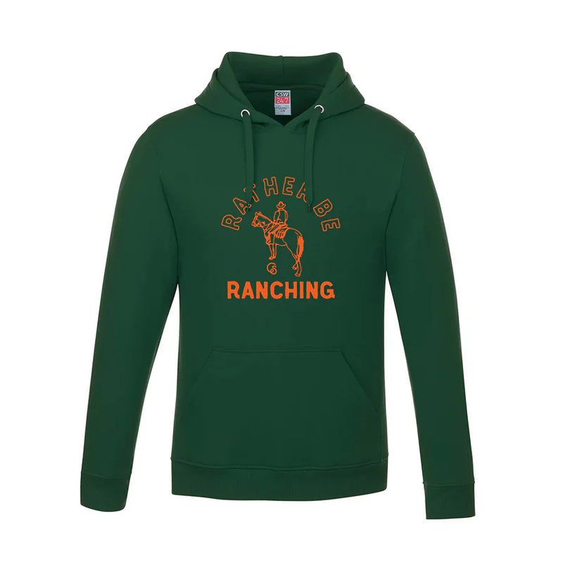 CLHOODIE132-M-Forest Unisex Cowboy Sh*t Hoodie - Rather be Ranching