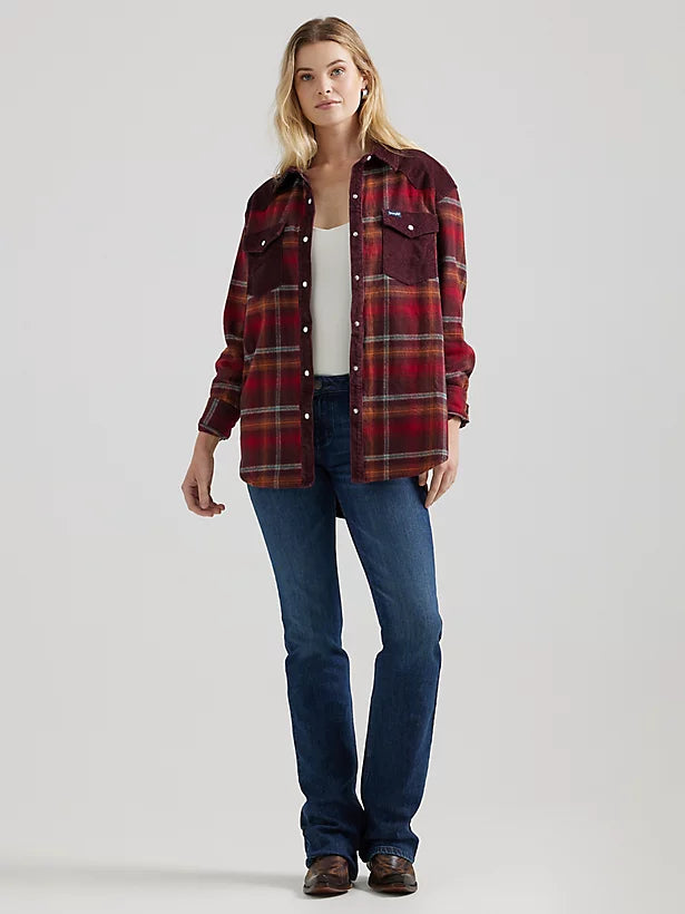 CL112356643 Wrangler Ladies Retro Lumberjack Plaid