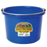 AC115-5-Blue Bucket 8qt Round P8