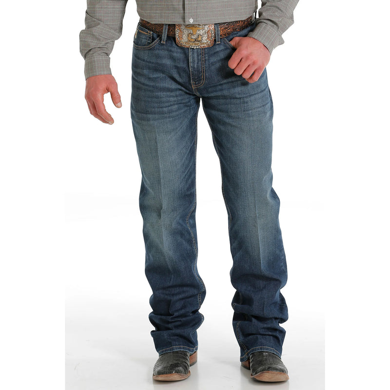 CLMB56237001 Cinch Mens Jeans Grant Medium Stone