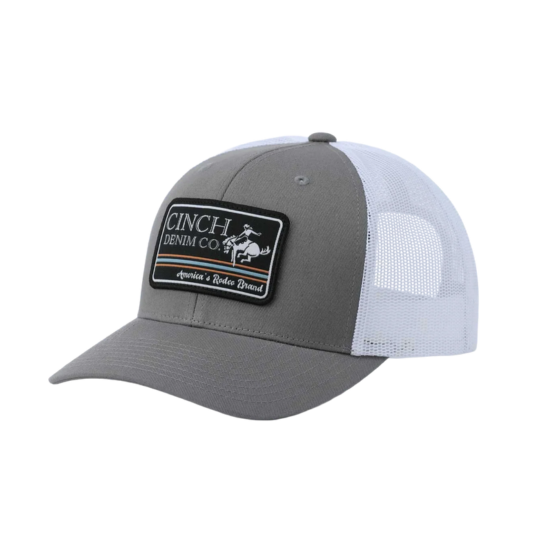 CLMHC7901015 Cinch Ball Cap (Cinch Denim Co) Grey/White