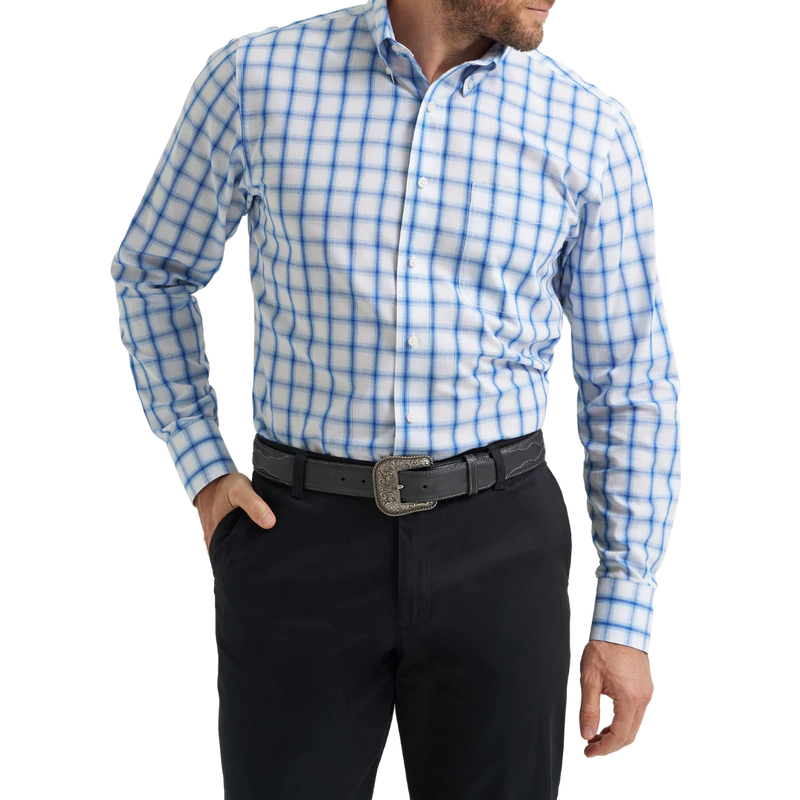 CL112369628  Mens Riata L/S Button  Shirt- Plaid