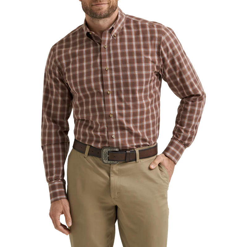 CL112369628  Mens Riata L/S Button  Shirt- Plaid