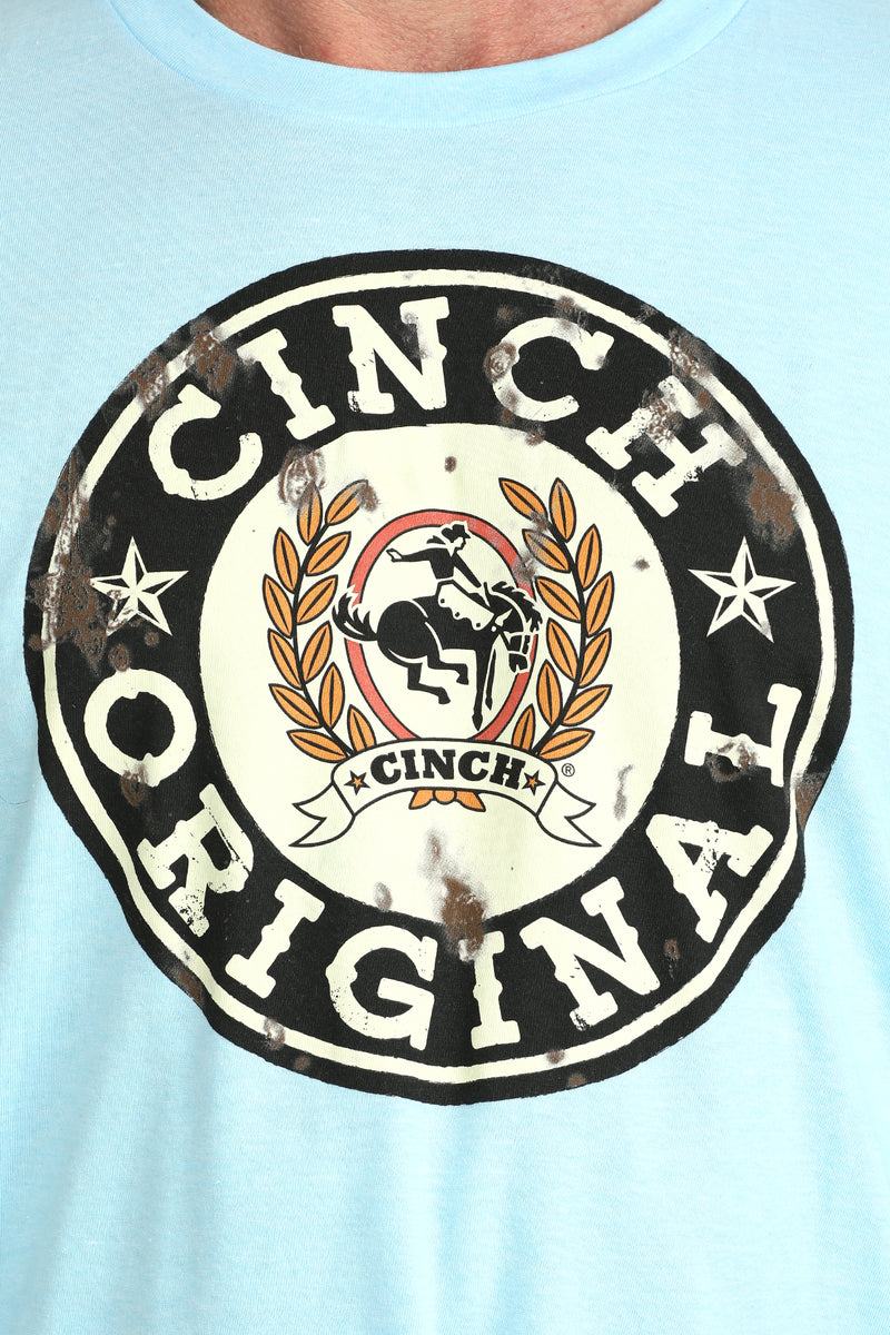 CLMTT1690714 T-Shirt - Cinch Original Logo - Baby Blue