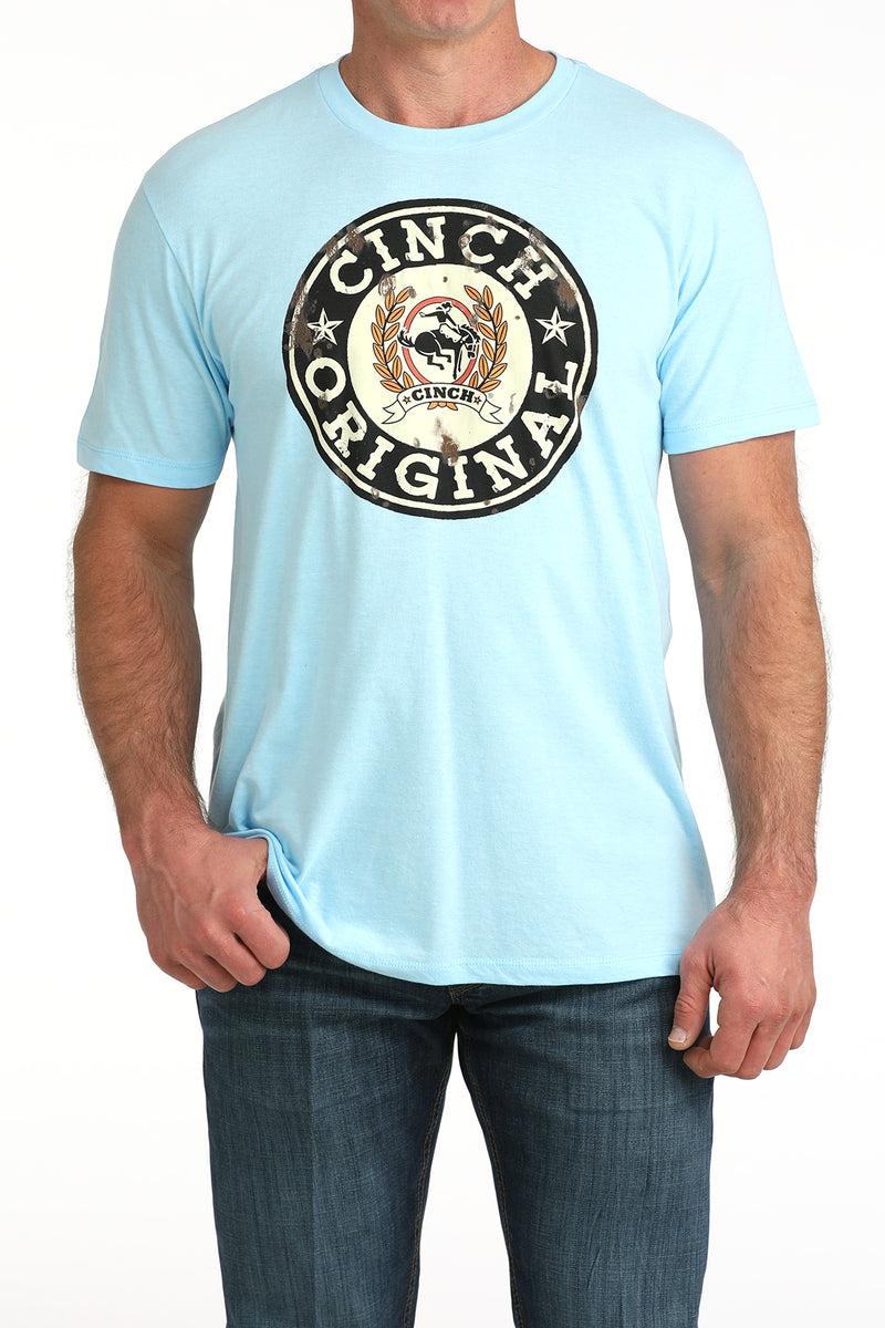 CLMTT1690714 T-Shirt - Cinch Original Logo - Baby Blue