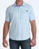 CLMTW1402009 Mens Cinch S/S Camp Shirt Snaps - Light Blue