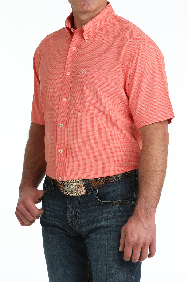 CLMTW1725003 Men's Cinch S/S Arena Flex- Corral Plaid