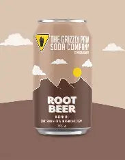 BGGP00001 The Grizzly Paw - Soda - 4 Pack - Root Beer