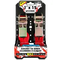 HG4521688 Ratchet Strap Tie Down 1"x15' 2000lb