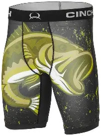 CLMXY6010011 Blk Cinch Men's 9" Boxer Briefs "Nice Bass"