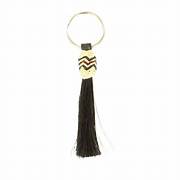 BG2350599 Horsehair Key Chain w/ Rawhide