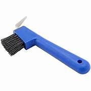 TK5255 Hoof Pick w/Brush and Rubber Grip Handle