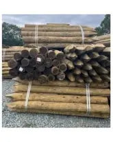 FE568 L&M Posts 5-6"x 8'  Treated 50/Bundle