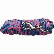 TK51-8980--Pu/Pk/Te Lead Rope Poly Cord 8' Braided