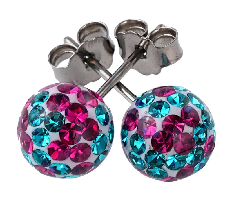 BGEAR - SIZE 6mm - Christinium Titanium Stud Earring