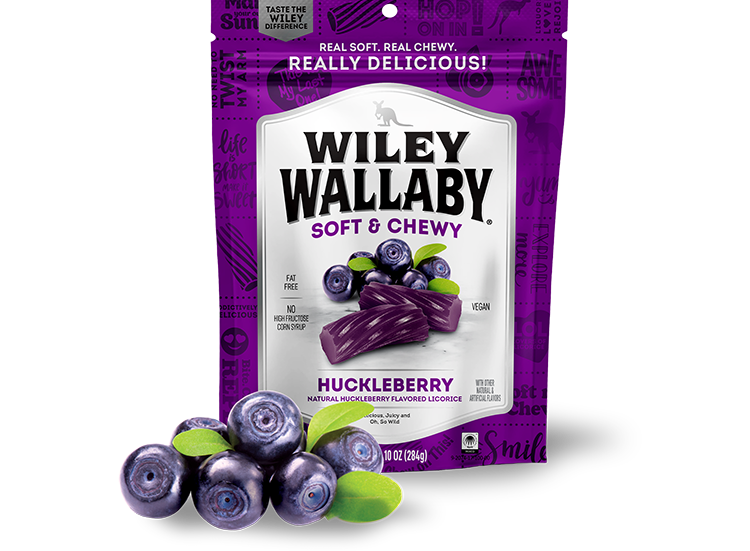 BGLICORICE-4 Licorice Wiley Wallaby- Huckleberry 4oz