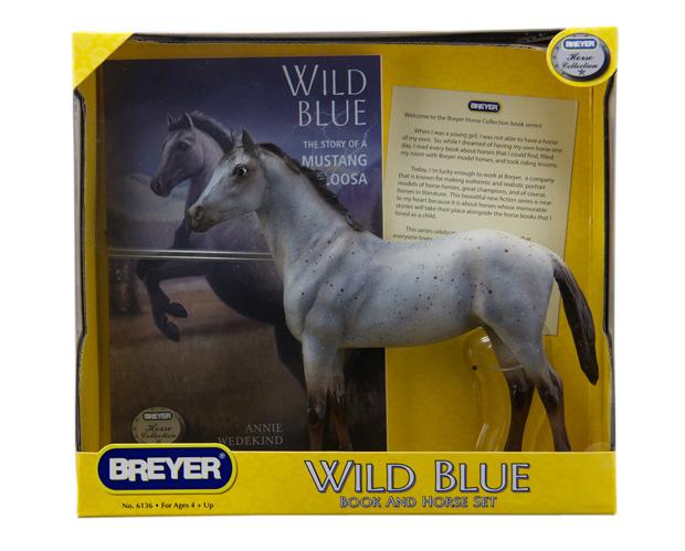 BG6136 Breyer "Wild Blue Horse" w/ Book Set