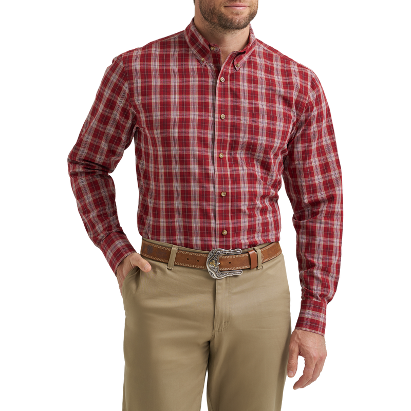 CL112369628  Mens Riata L/S Button  Shirt- Plaid