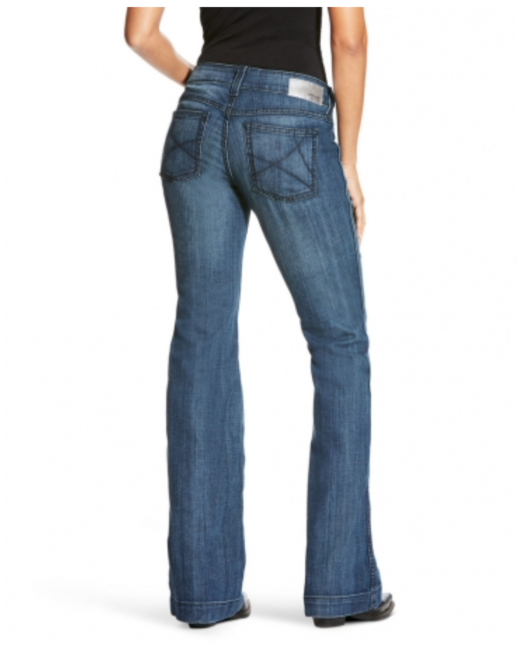 CL10018360- Ariat Ladies Jeans Trousers- Bluebell