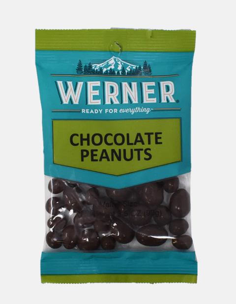BGWE80020 Werner Candy - Chocolate Peanuts - 99g