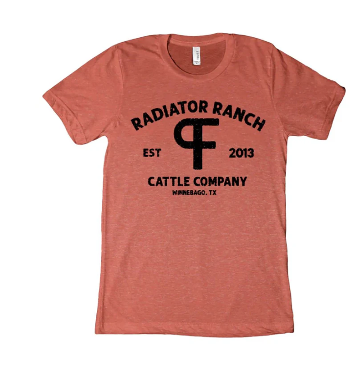 CLT-122 -Rust Dale Brisby-Mens T Shirt-Radiator Ranch Brand