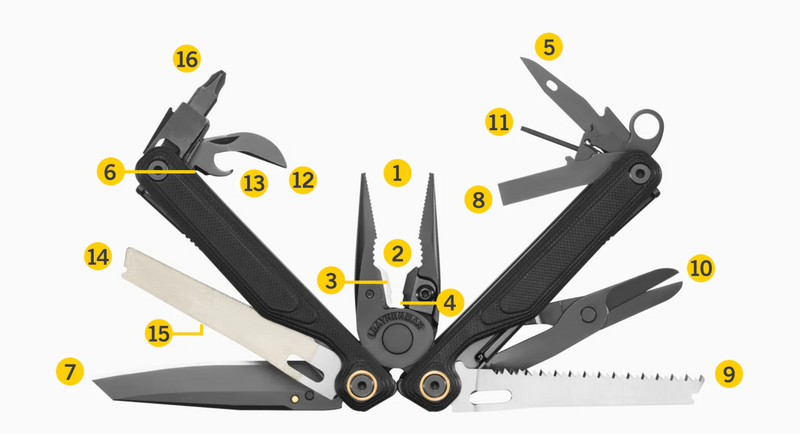 HG833334 Leatherman Wave Alpha- Obsidian
