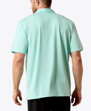 CL10071650 Ariat Mens 360 Airflow Polo Shirt- Mint