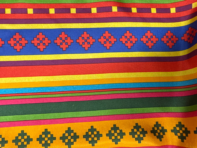 CLSCRFSOUTHWEST Scarf Silk SouthWest - 34" Serepe