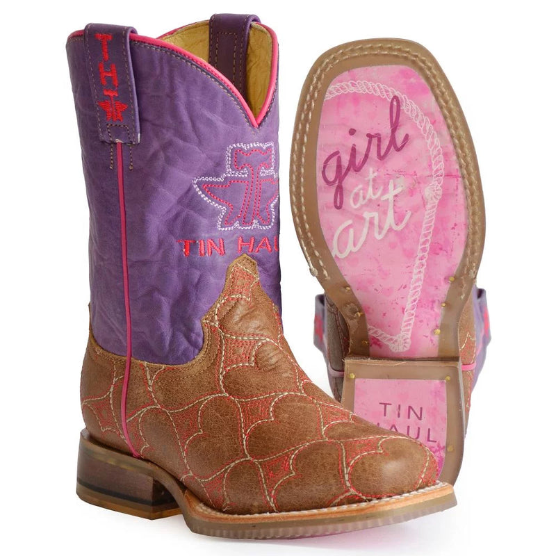 CL14-018-0102-5020-Lota of Heart Little Kids Tin Haul Boots