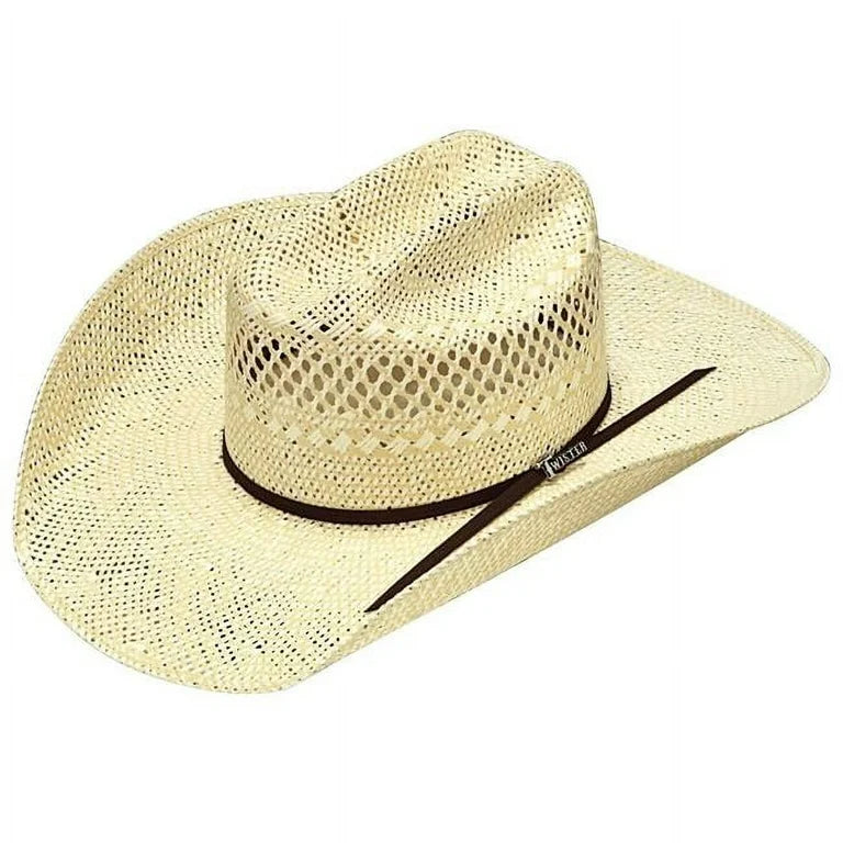 CLT71617 Cowboy Hat Straw- Twister Twisted Weave
