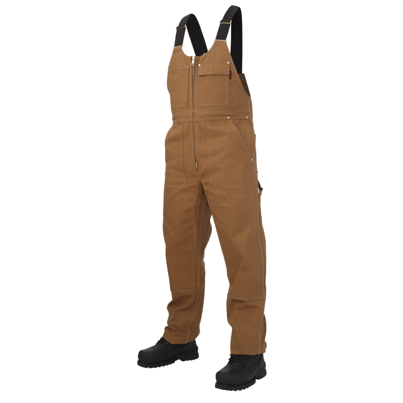 CLWB041-Brown Deluxe Unlined Bib Coverall